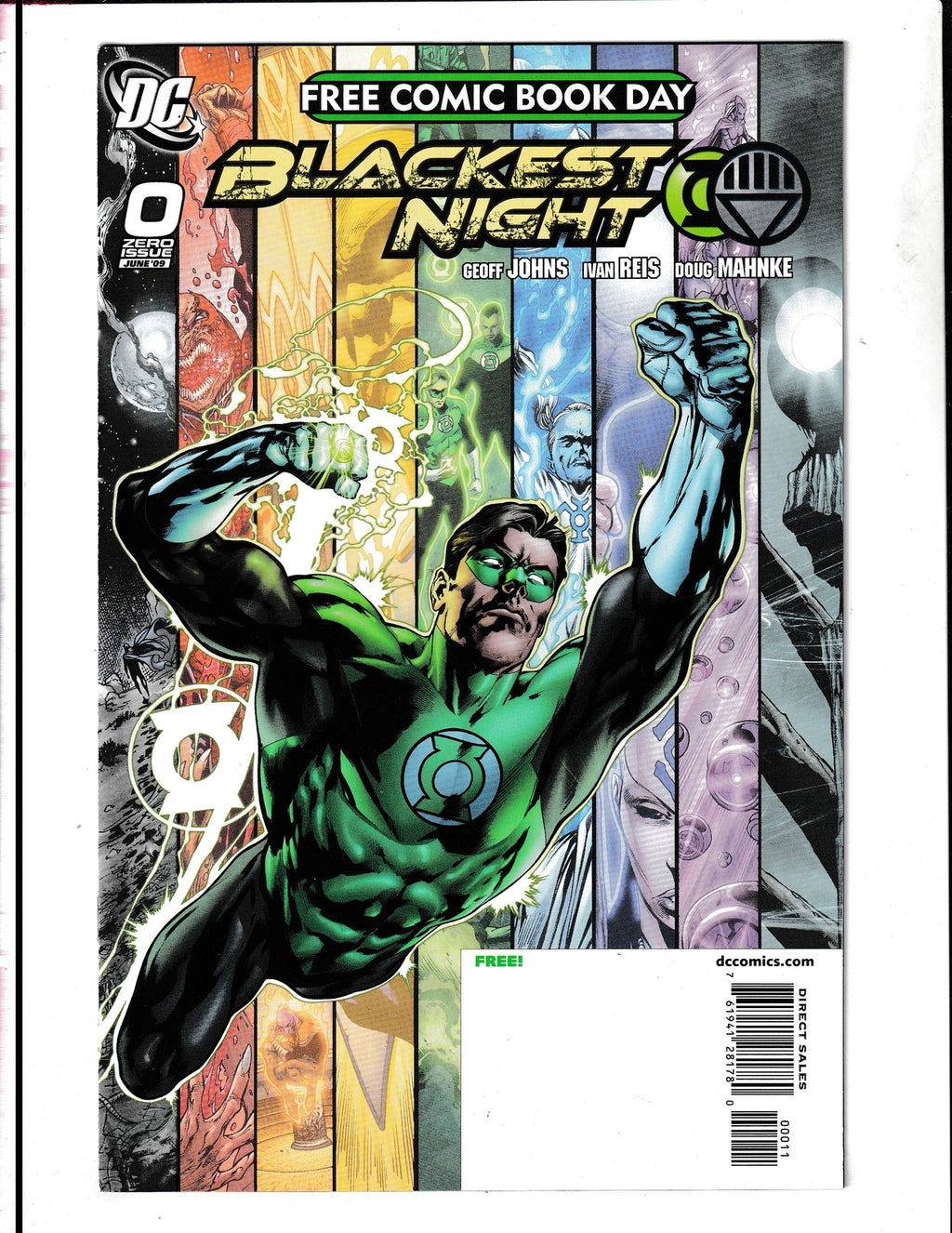 Blackest Night: Free Comic Book Day #0 (2009) DC Comics
