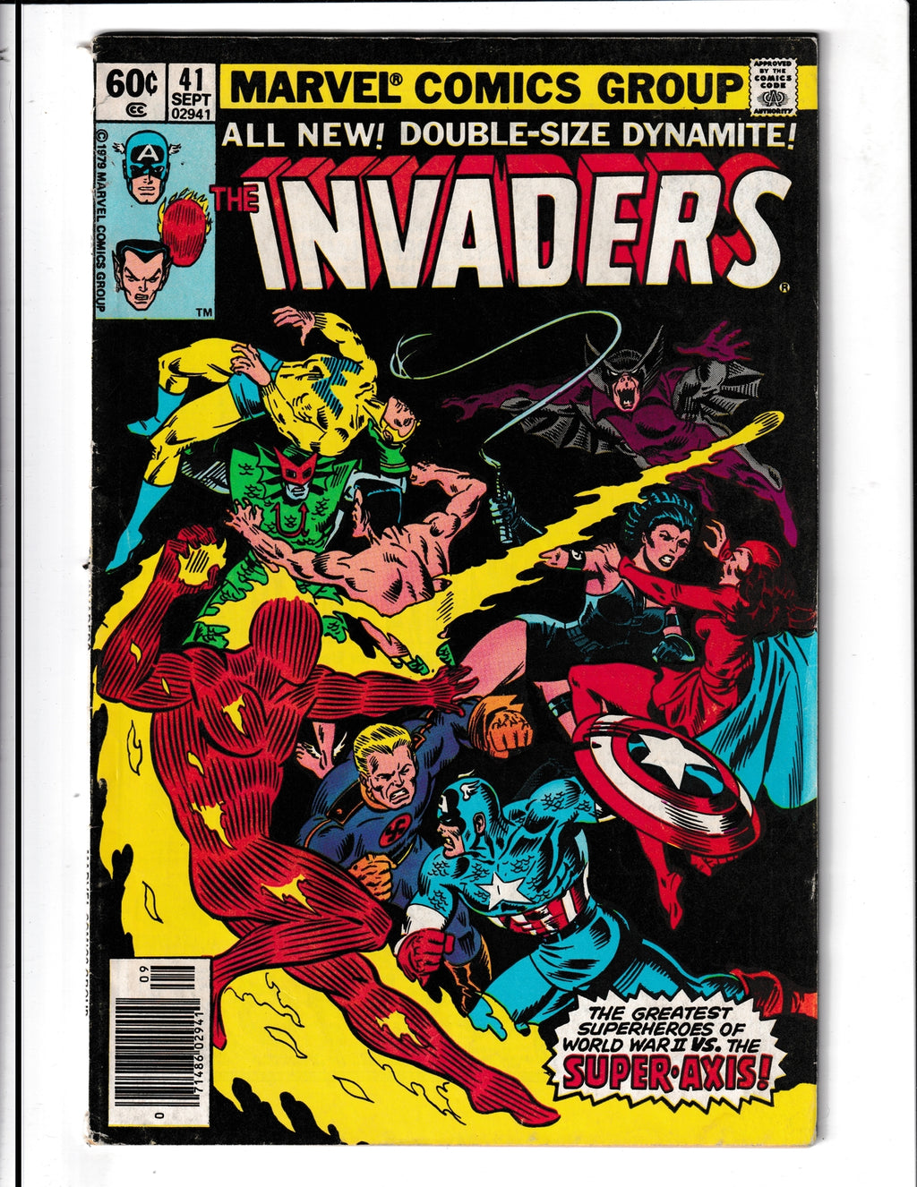 Invaders #41 (1979) Final Issue Marvel Comics