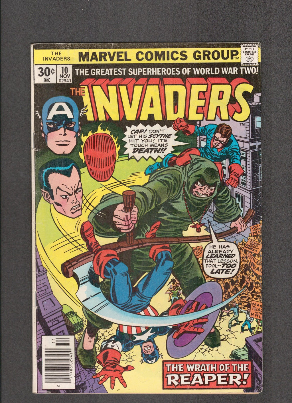 Invaders #10 (1976) Frank Springer, Roy Thomas Marvel Comics