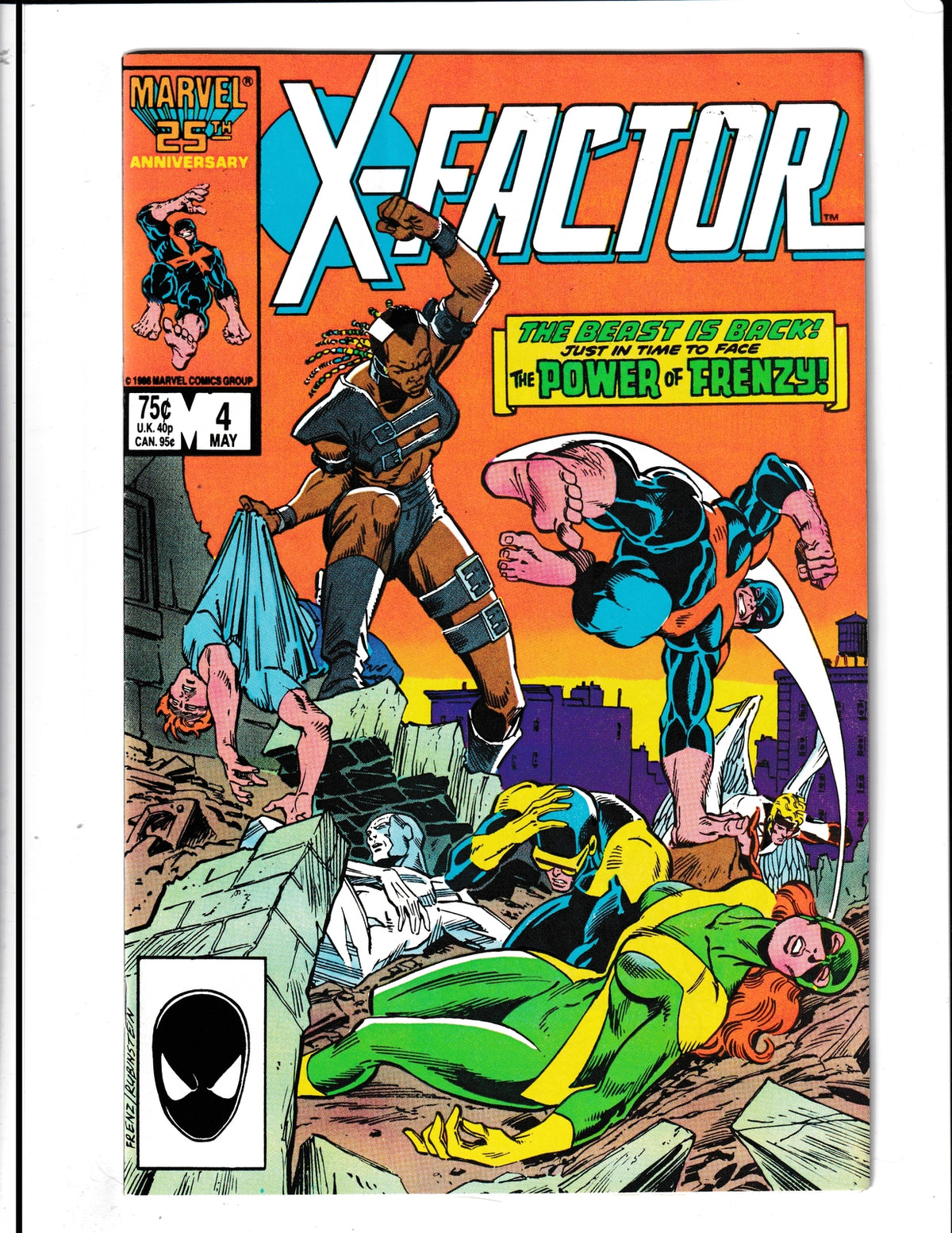 X-Factor #4 (1986) Marvel Comics SKU:678