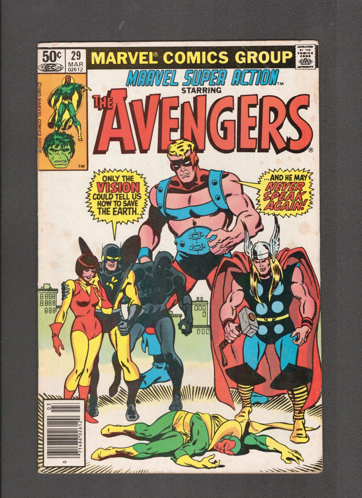 Marvel Super Action #29 (1981) Starring Avengers Marvel Comics
