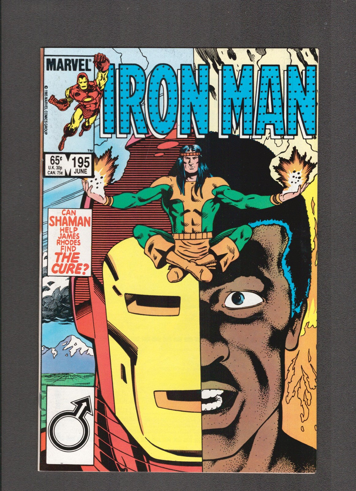 Iron Man #195 (1985) Bob Sharen - Higher Grade Marvel Comics