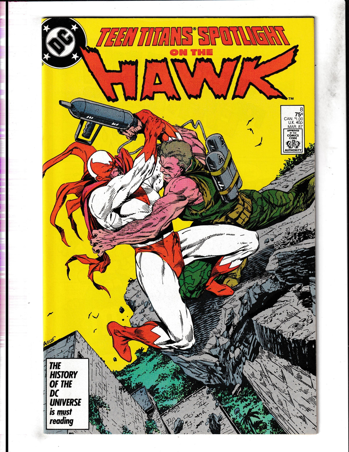 Teen Titans Spotlight #8 (1987) Hawk DC Comics