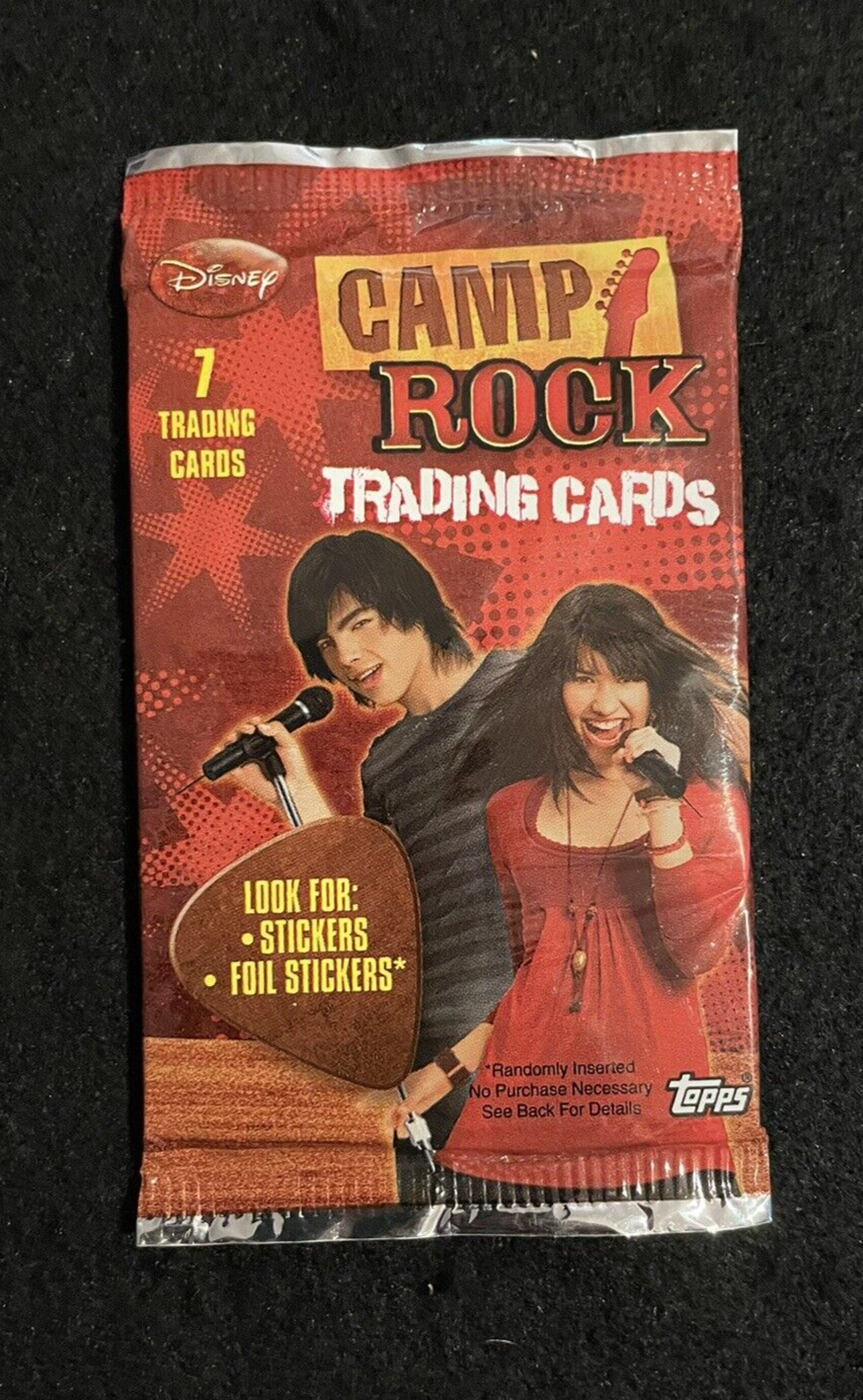Camp Rock Trading Cards SEALED UNOPENED PACK Topps 2008 Lovato/Jonas Bros