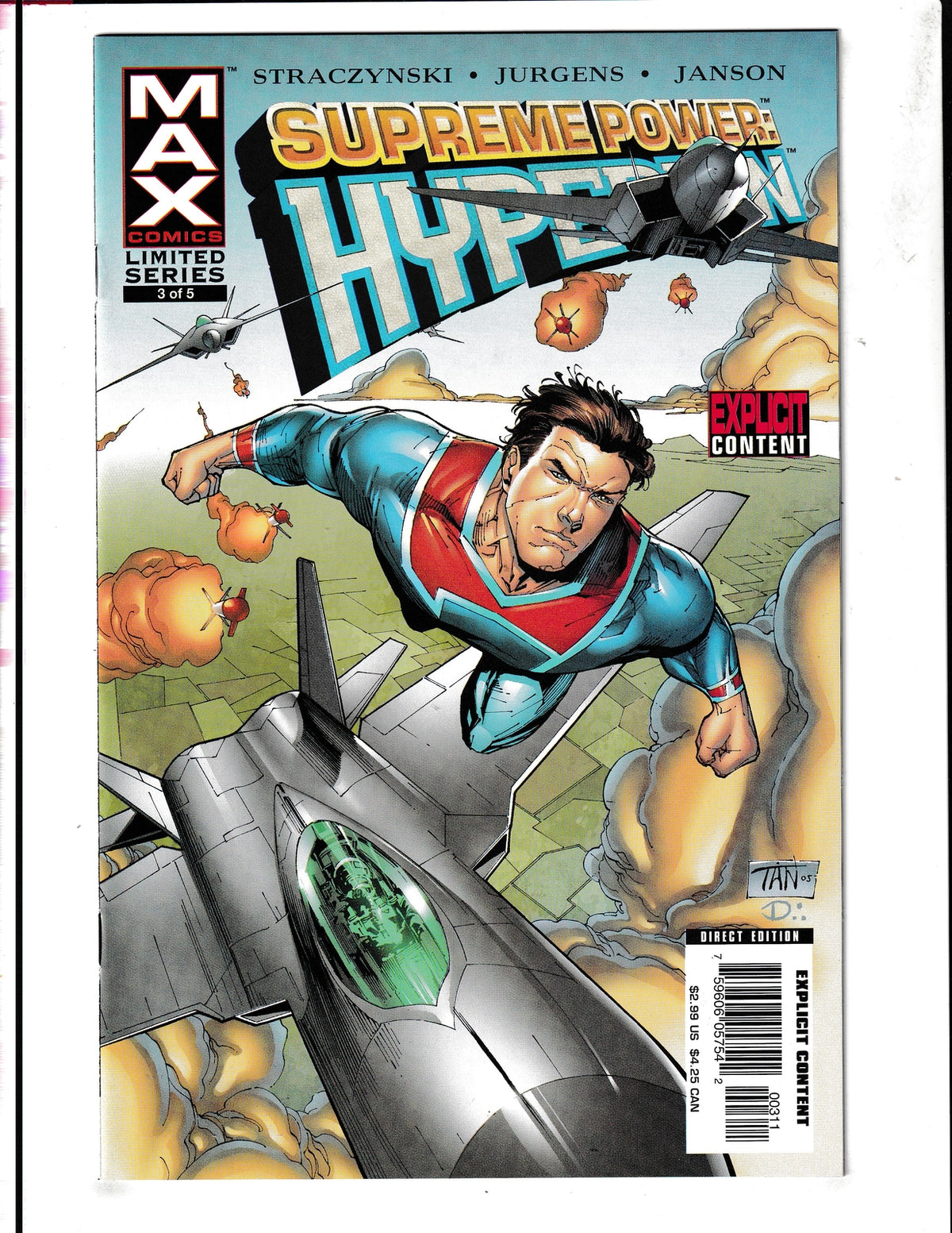 Supreme Power: Hyperion #3 (2006) Max Comics