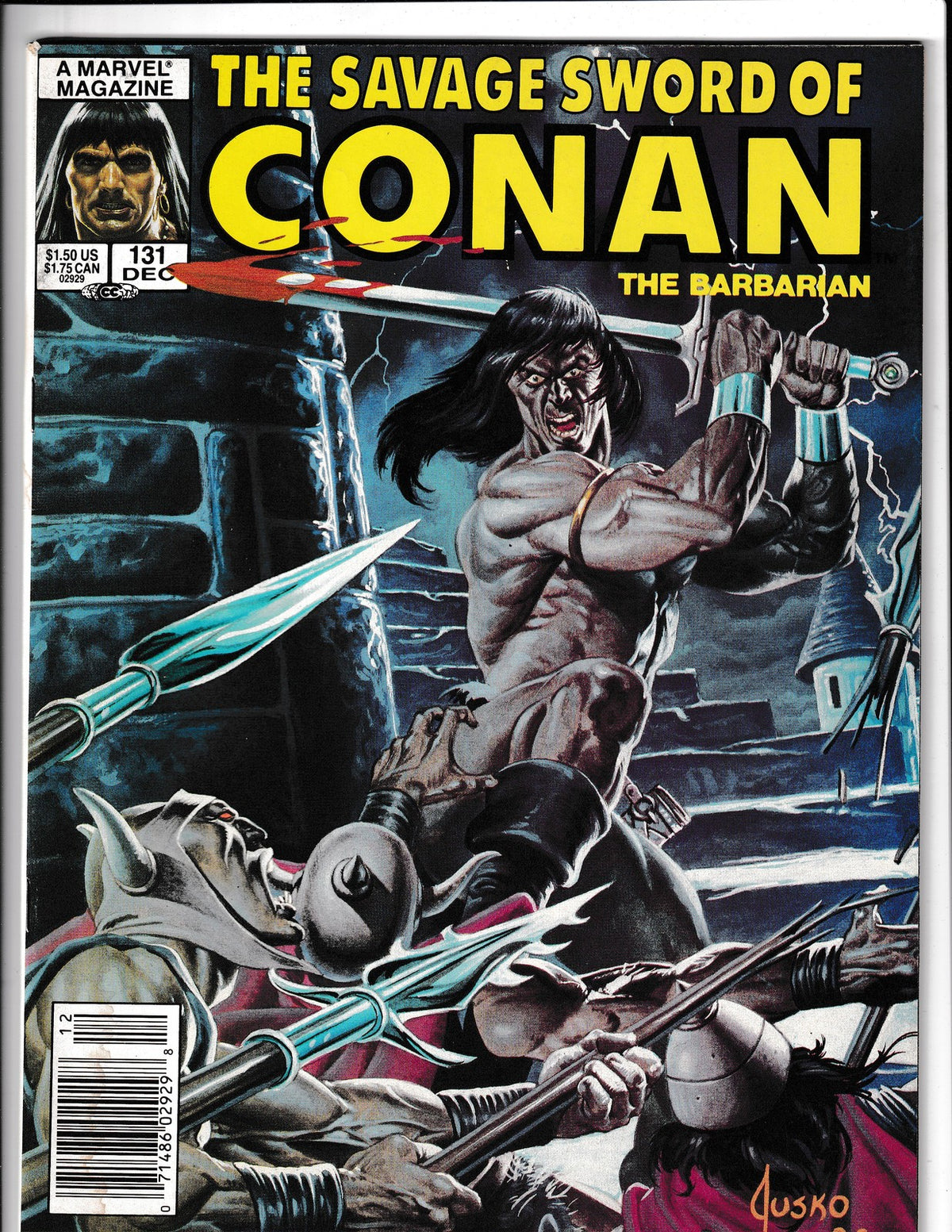 Savage Sword of Conan #131 (1986) Marvel Comics