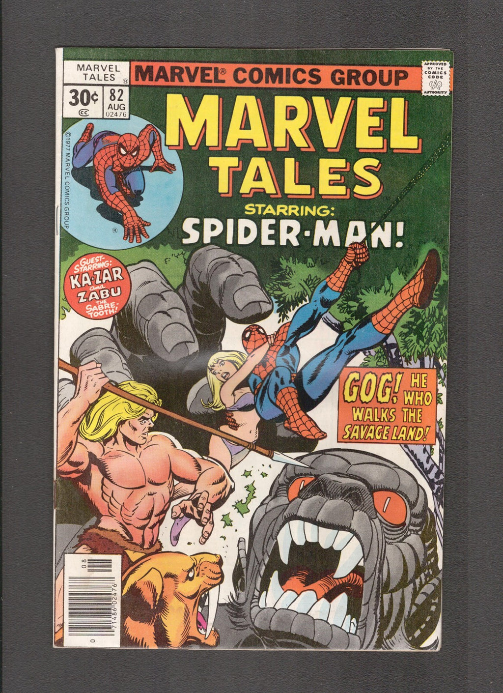 Marvel Tales #82 (1977) Gil Kane - Roy Thomas - Stan Lee Marvel Comics