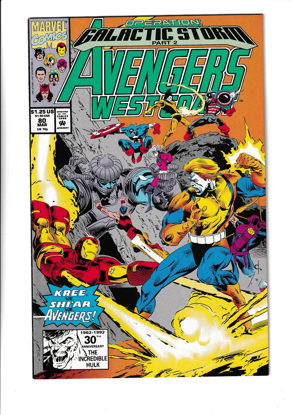 Avengers West Coast #80 (1992) Marvel Comics SKU:216
