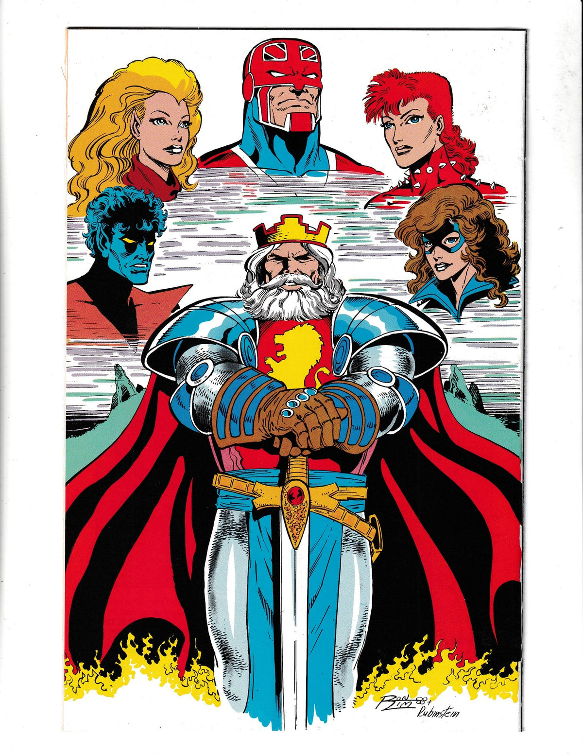 Excalibur #8 (1989) Marvel Comics SKU:3198