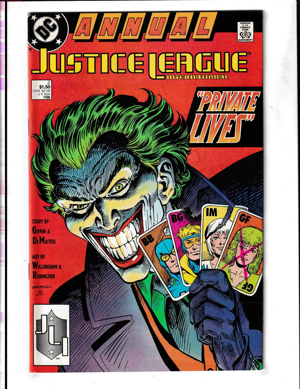 Justice League International Annual #2 (1988) DC Comics