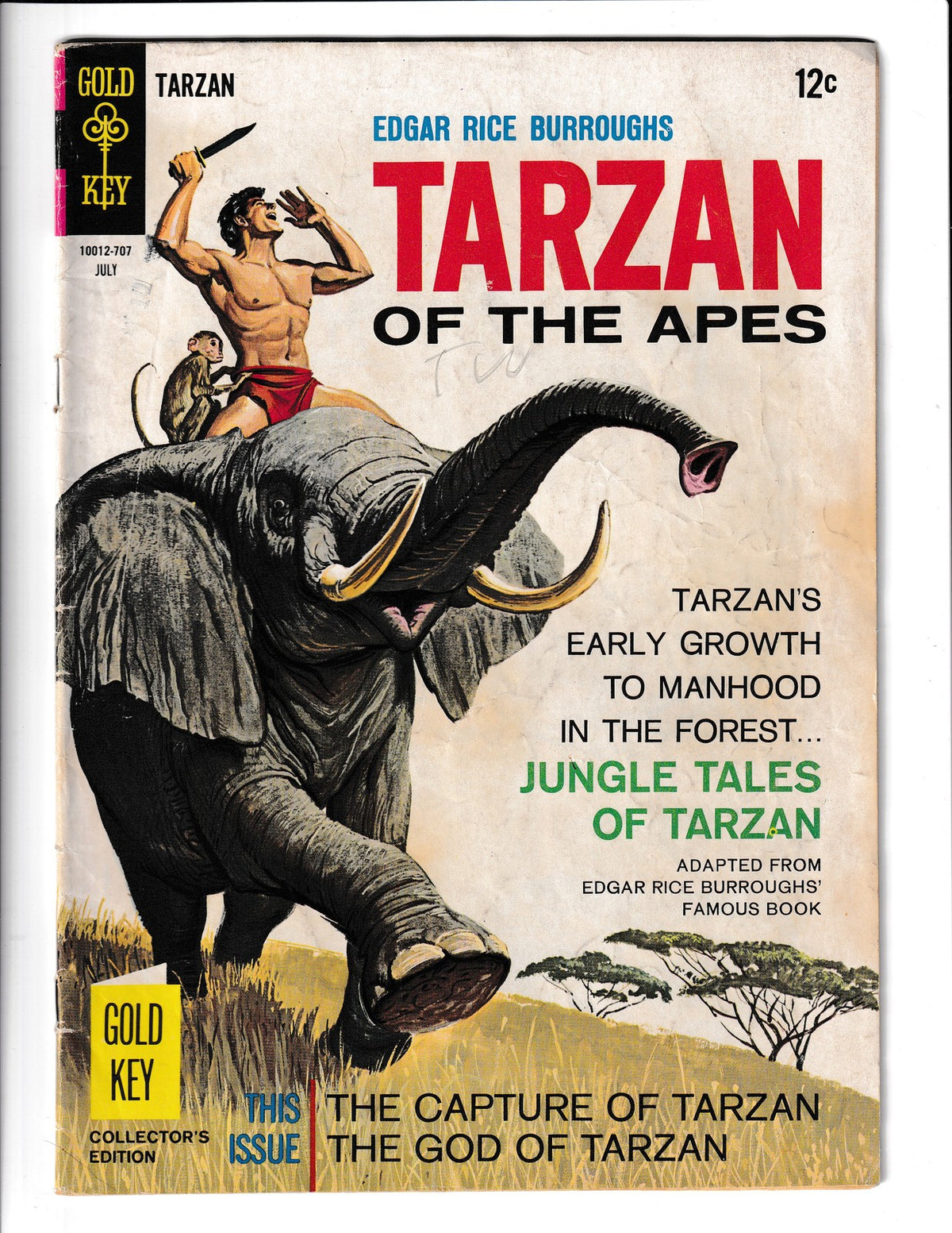 Tarzan of the Apes #169 (1967) Gold Key Comics