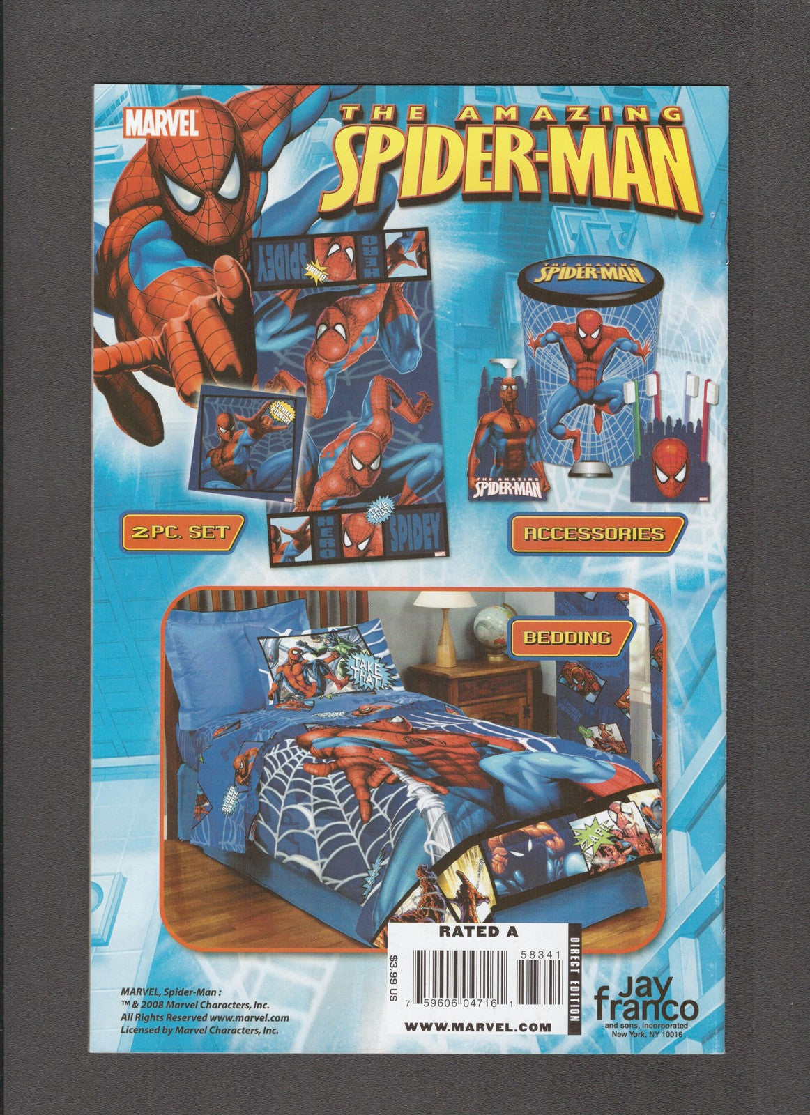 Amazing Spider-Man #583 (2009) Barack Obama Variant 3rd Print Marvel Comics