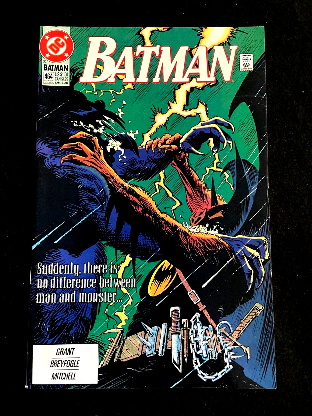 Batman #464 1991 - Spirit of the Beast Pt 3 - DC