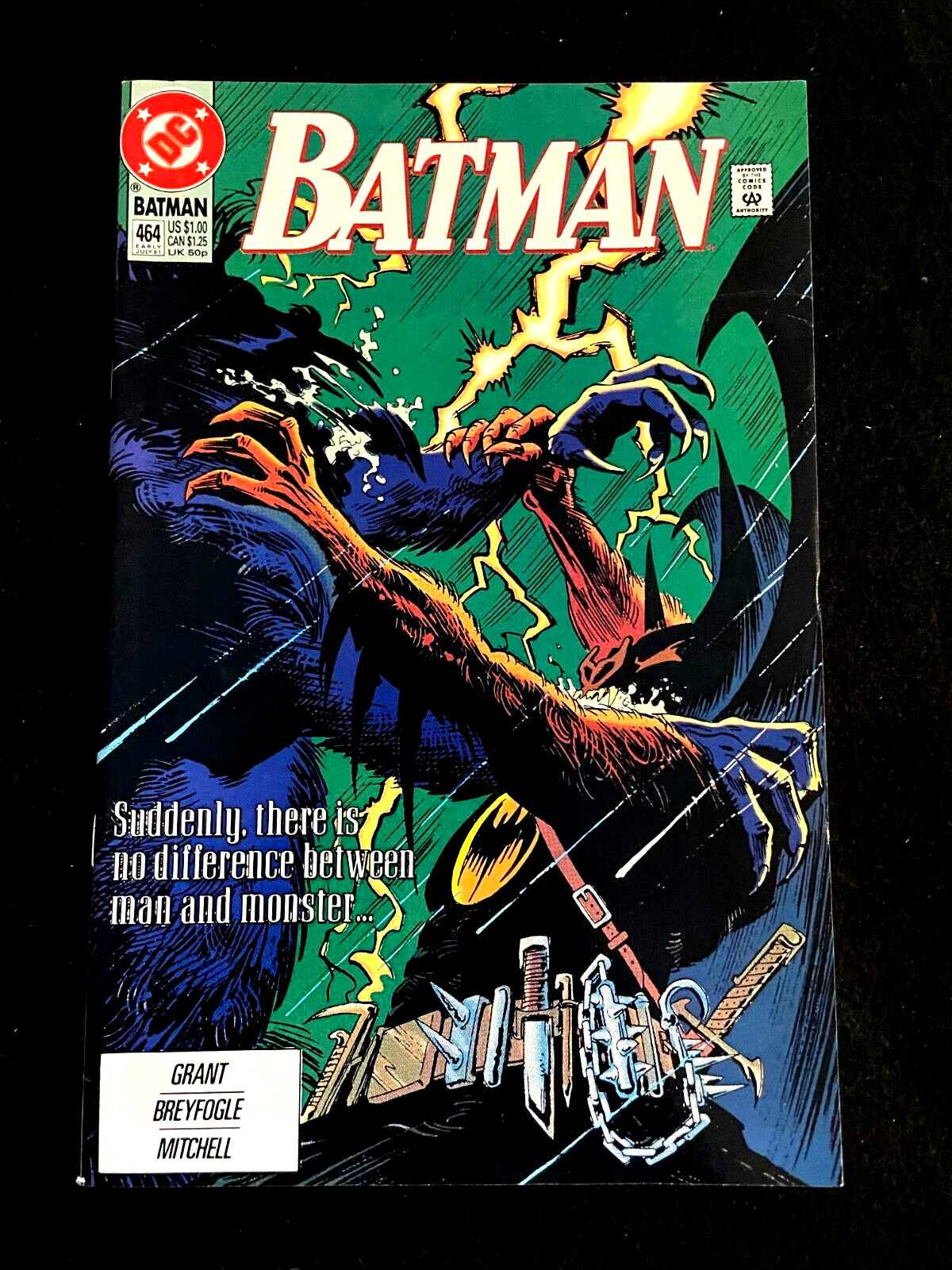 Batman #464 1991 - Spirit of the Beast Pt 3 - DC