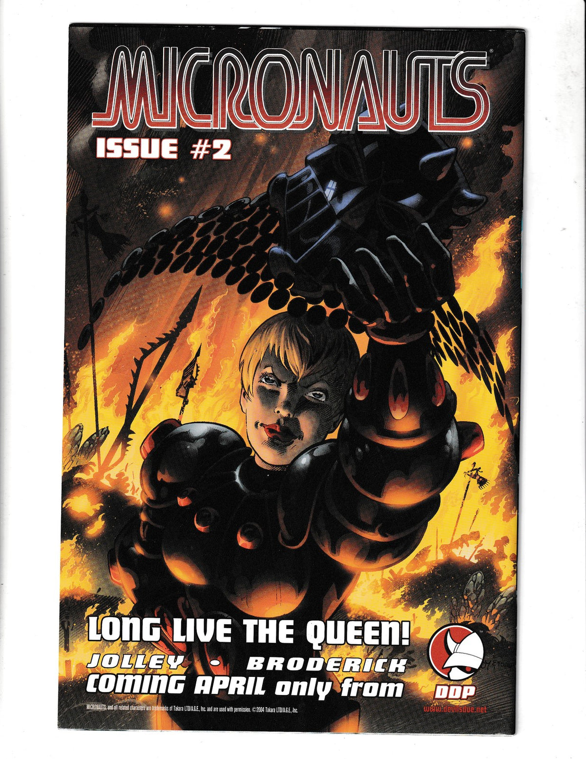 Micronauts #1b (2004) Baron Karza Devil's Due Comics