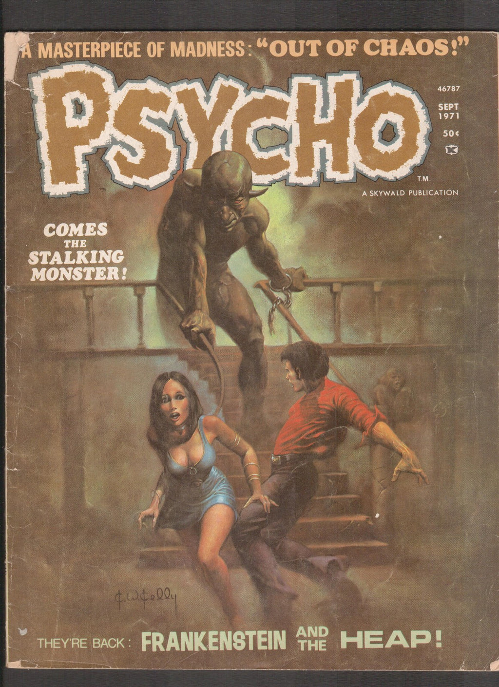 Psycho #4 (1971) Frankenstein Skywald Comics