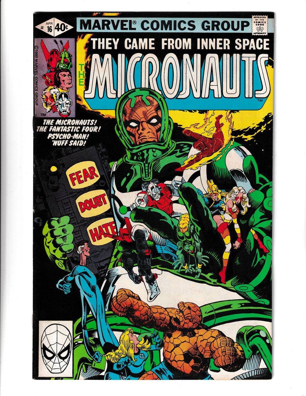 Micronauts #16 (1980) Marvel Comics