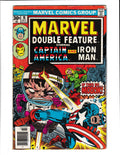 Marvel Double Feature #18 (1976) Captain America and Iron Man Marvel Comics