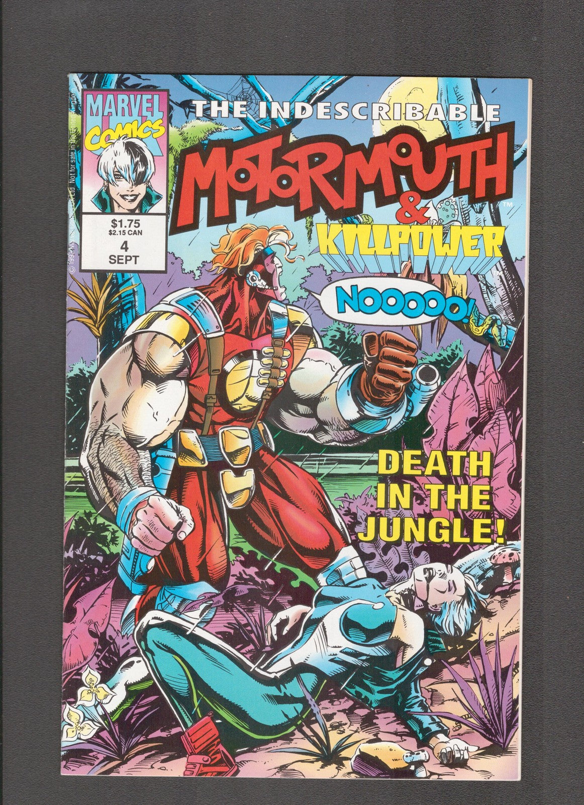 Motormouth #4 (1992) Punisher Marvel UK Comics