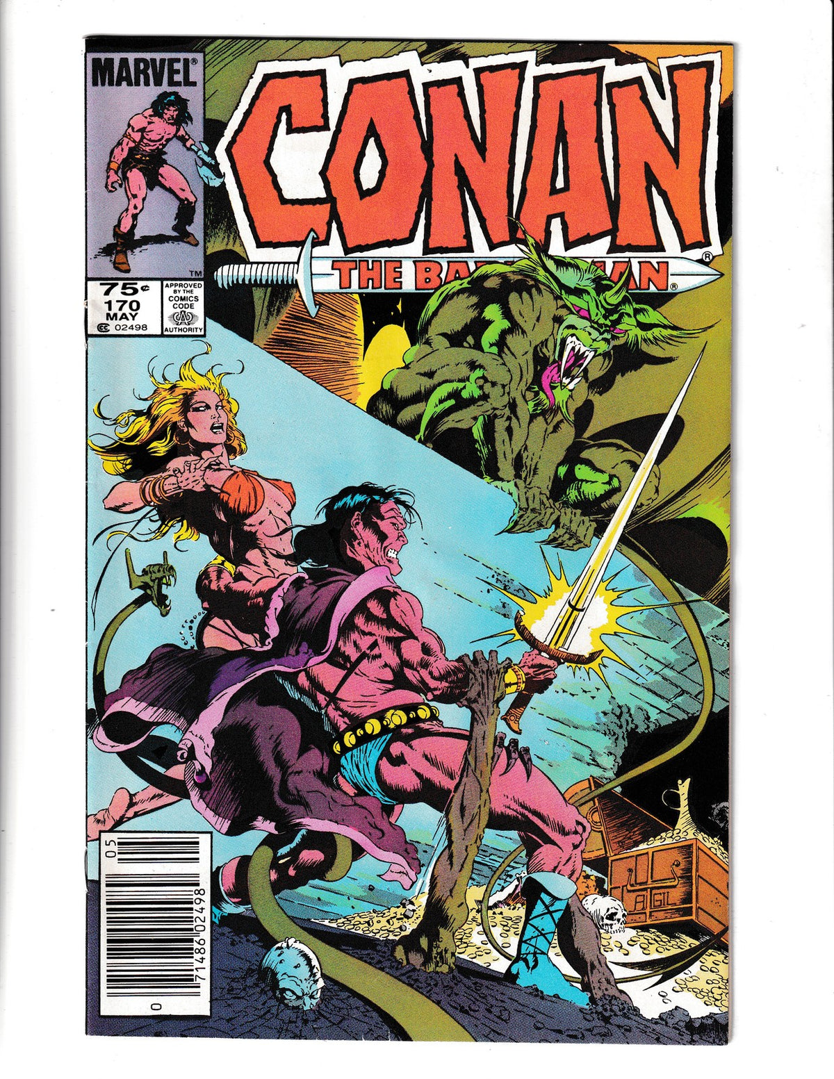 Conan the Barbarian #170 (1985) Marvel Comics SKU:2949