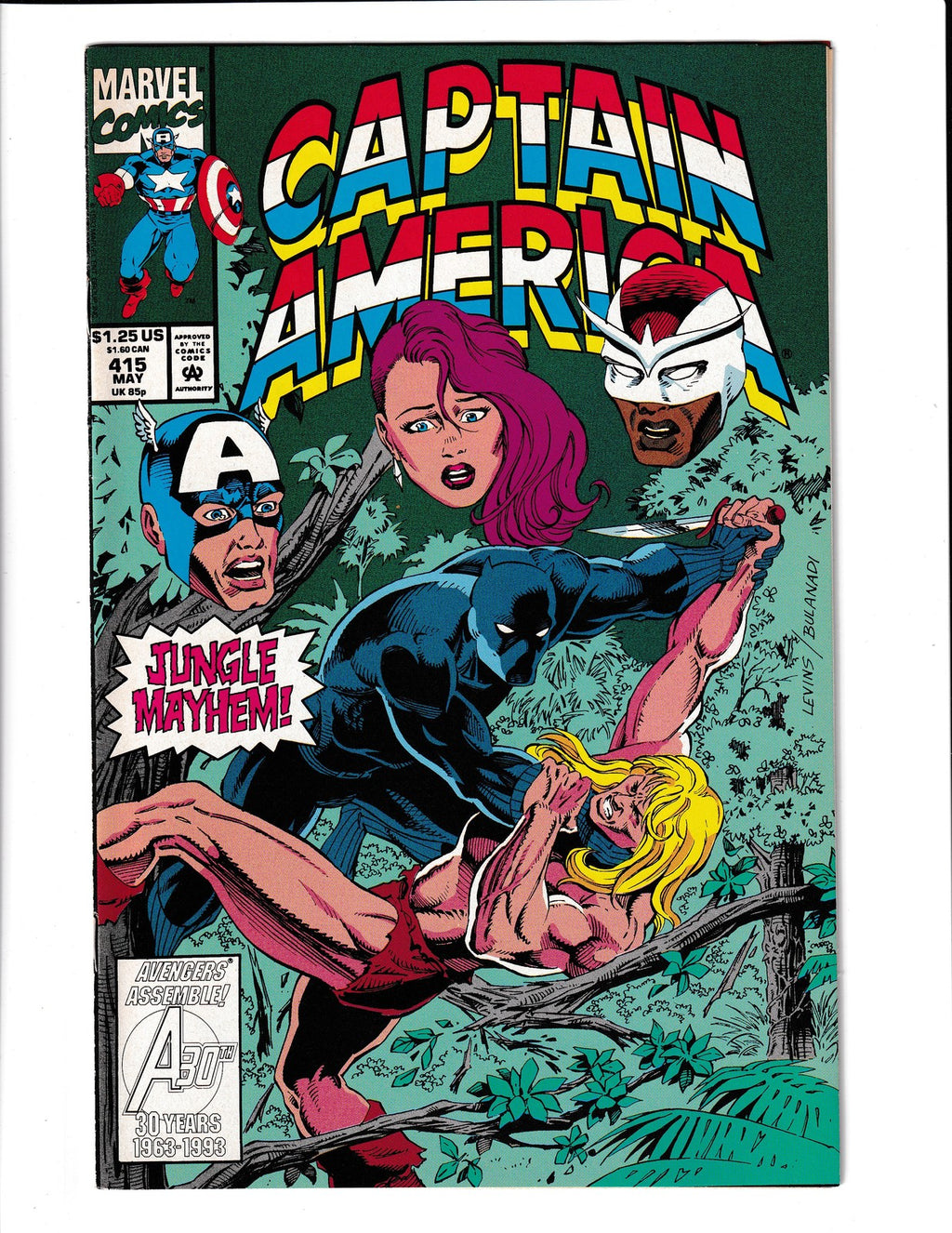 Captain America #415 (1993) Marvel Comics SKU:3284