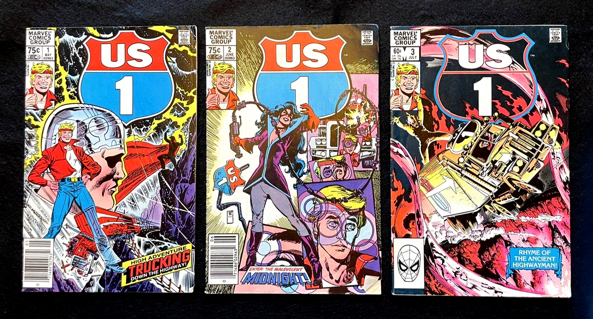 U.S. 1 Lot 1-3 (1983) Marvel Comics