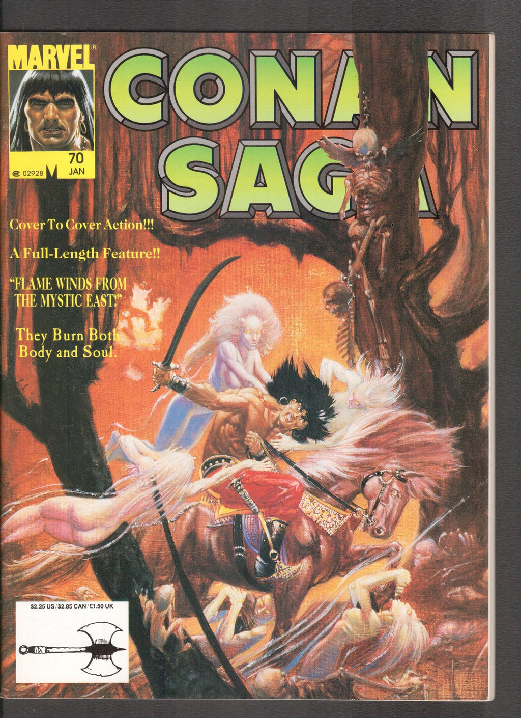 Conan Saga #70 (1993) Joe Chiodo Marvel Comics