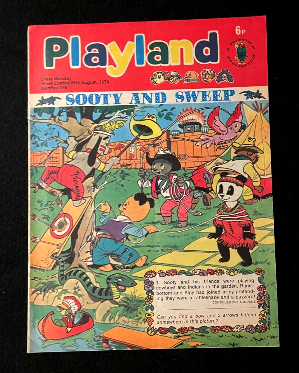 Playland 1974 IPC Magazines British Weekly Comic