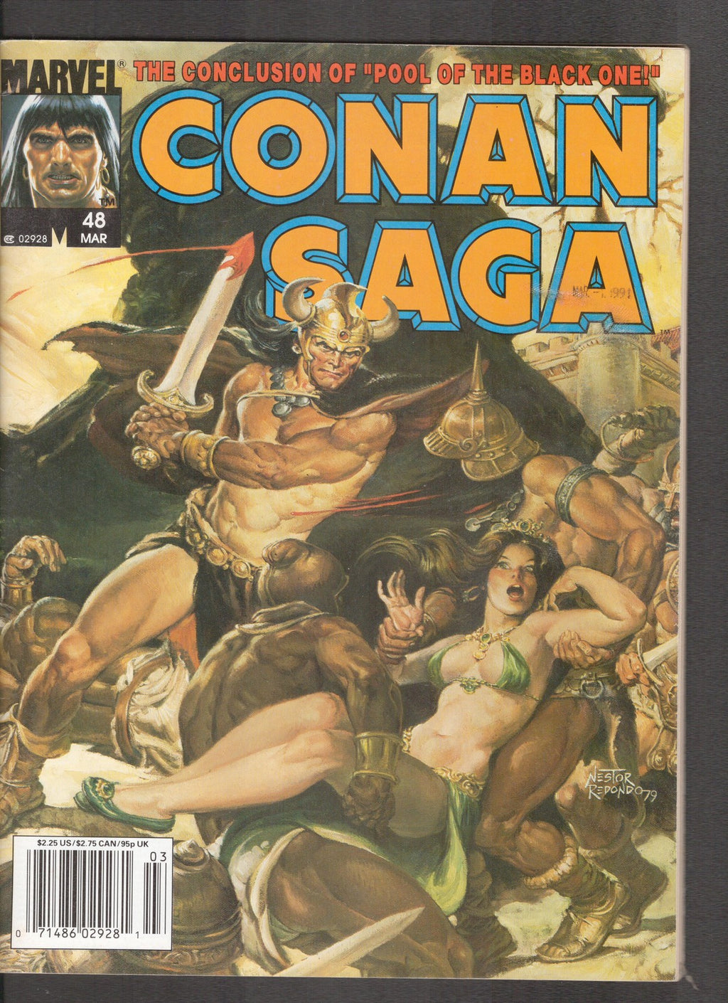 Conan Saga #48 (1991) Earl Norem Marvel Comics