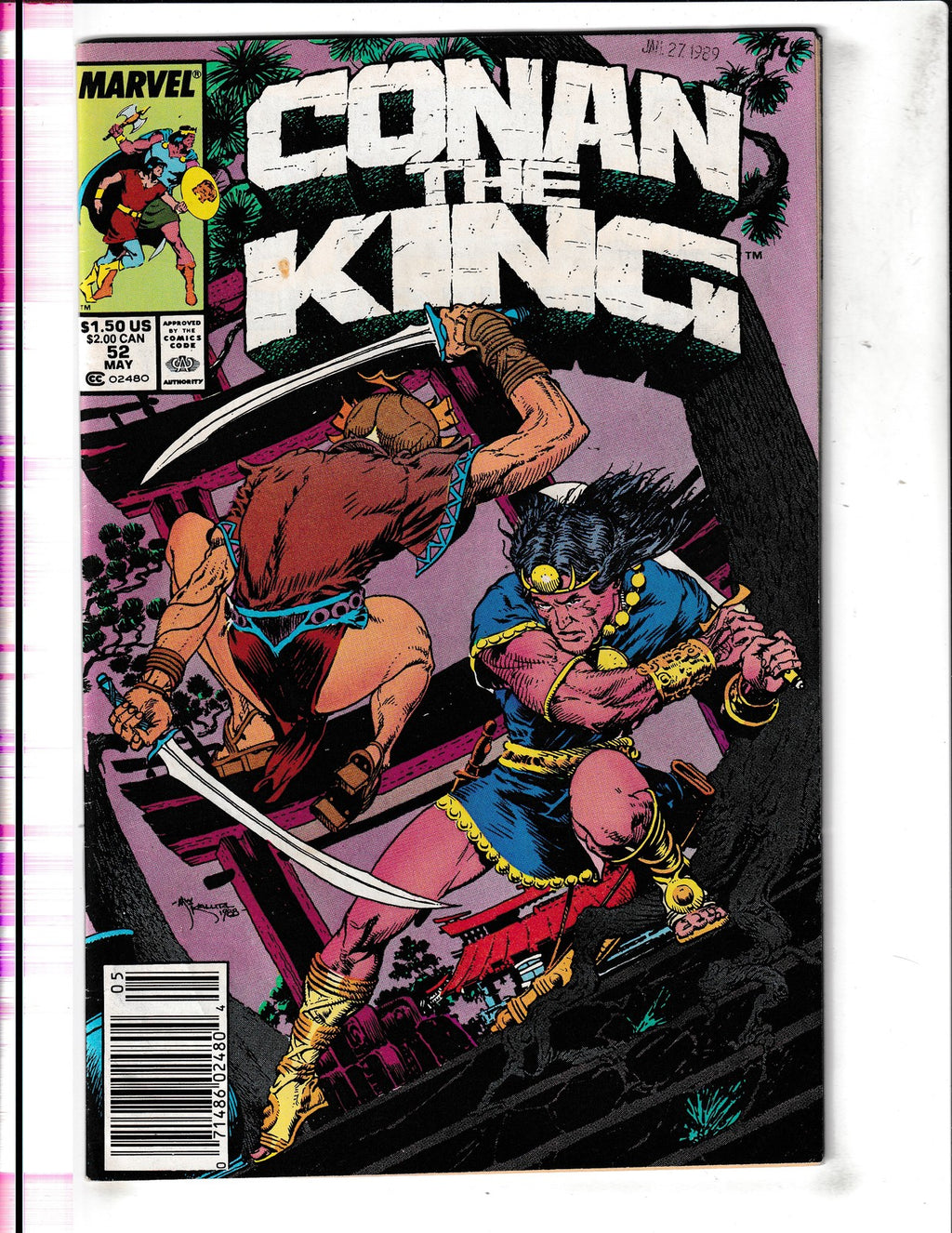 Conan the King #52 (1989) Michael Kaluta Marvel Comics