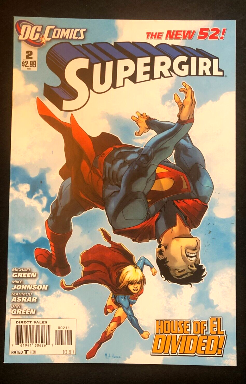 Supergirl #2 2011 - 1st App. of Simon Tycho - HIGH GRADE