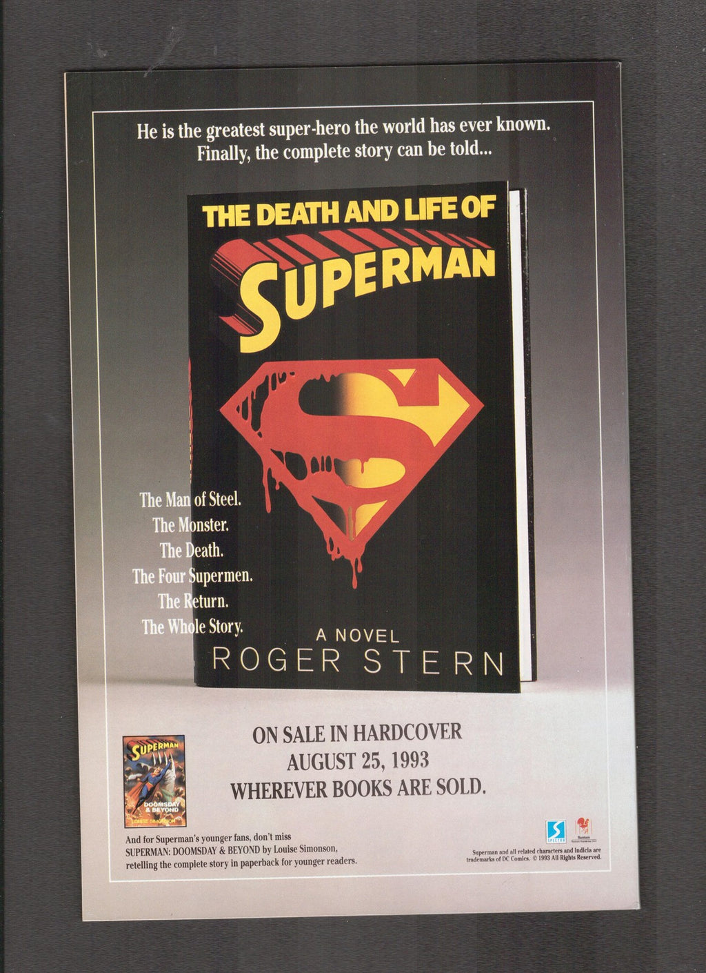 Adventures of Superman Annual #5 (1993) Bloodlines DC Comics