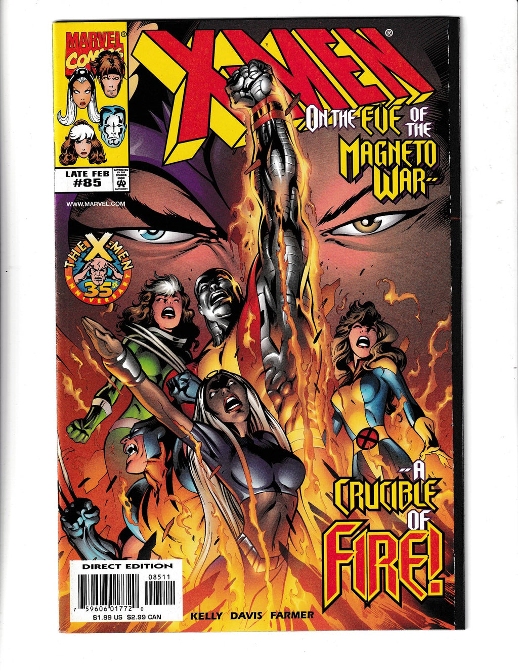 X-Men #85 (1999) Magneto War Marvel Comics