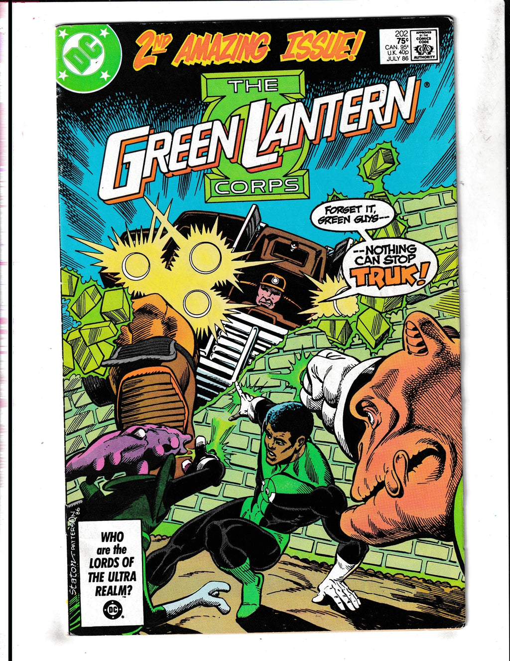 Green Lantern Corps #202 (1986) DC Comics