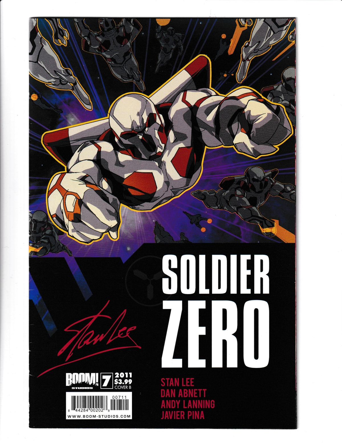 Soldier Zero #7b (2011) Stan Lee Boom! Comics