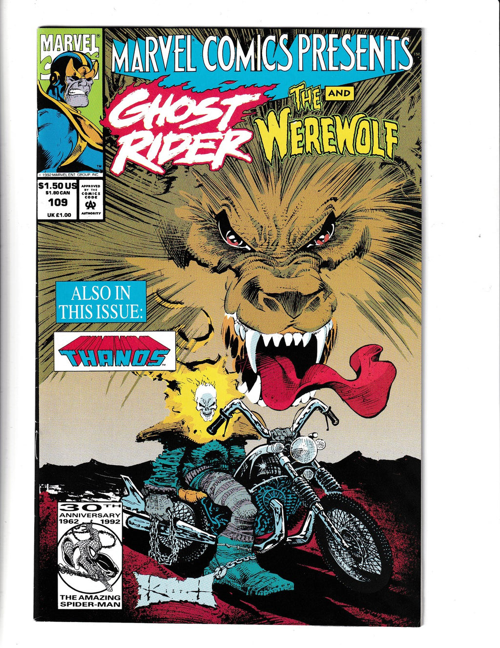 Marvel Comics Presents #109 (1992) Wolverine Marvel Comics