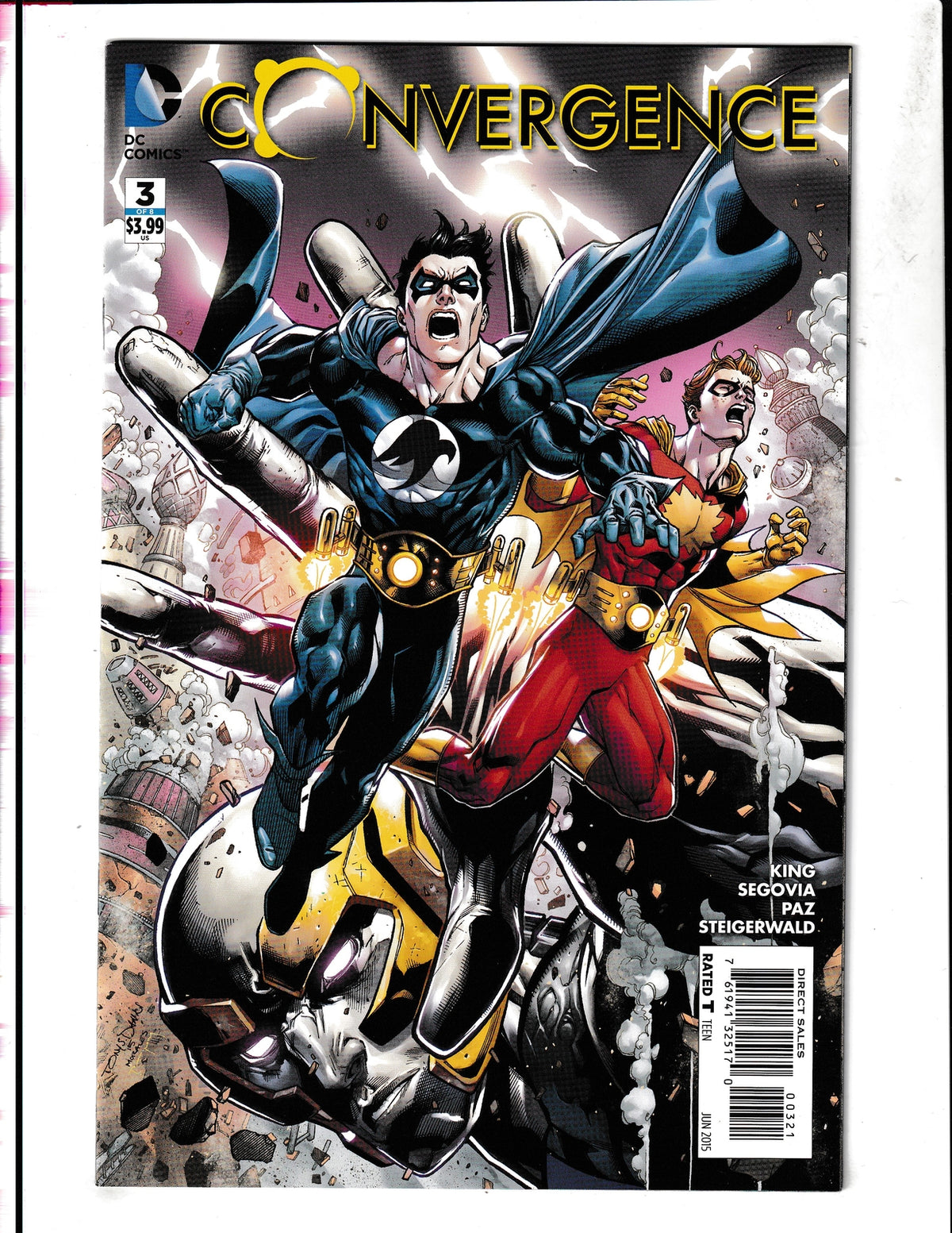 Convergence #3b (2015) Tony Daniel Variant DC Comics