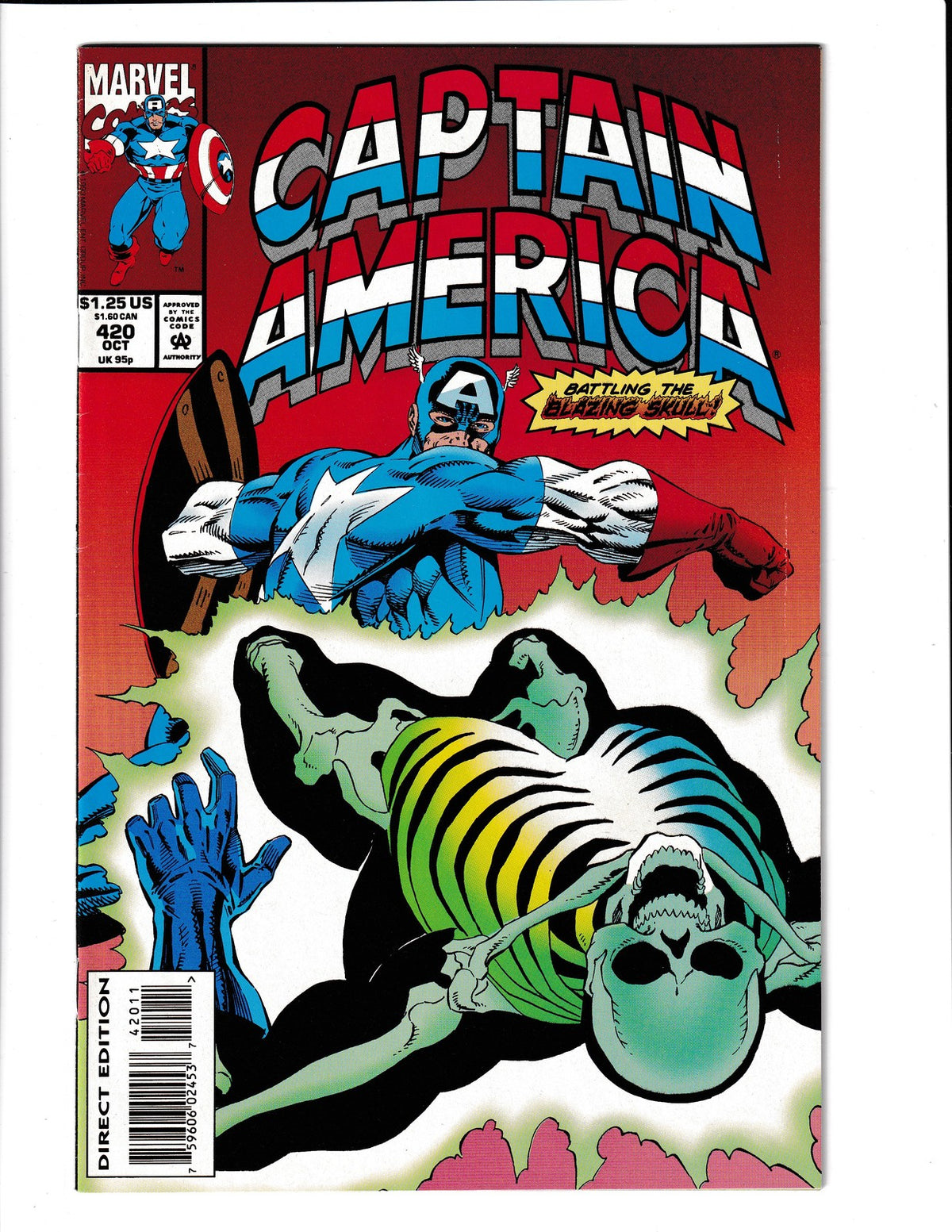 Captain America #420 (1993) Marvel Comics SKU:3288