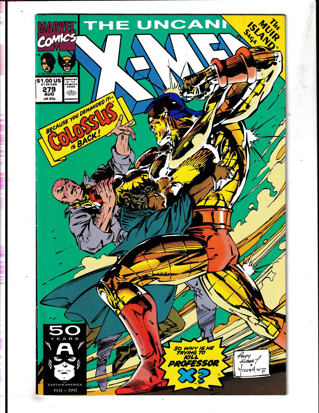 Uncanny X-Men #279 (1991) Marvel Comics SKU:1786
