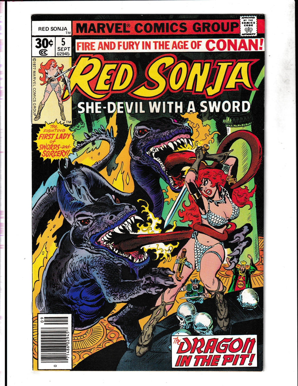 Red Sonja #5 (1977) Marvel Comics SKU:1630
