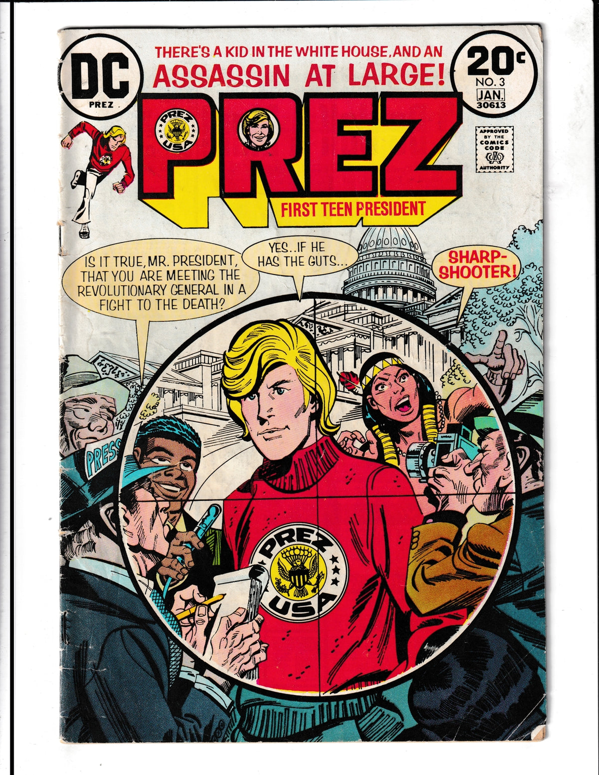 Prez #3 (1974) DC Comics SKU:1318