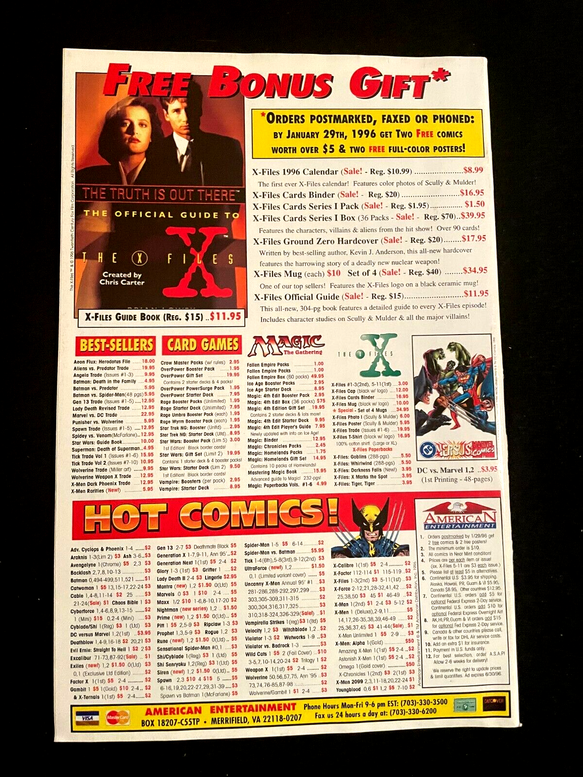 X-Files Special Edition #2 1995 - HIGH GRADE