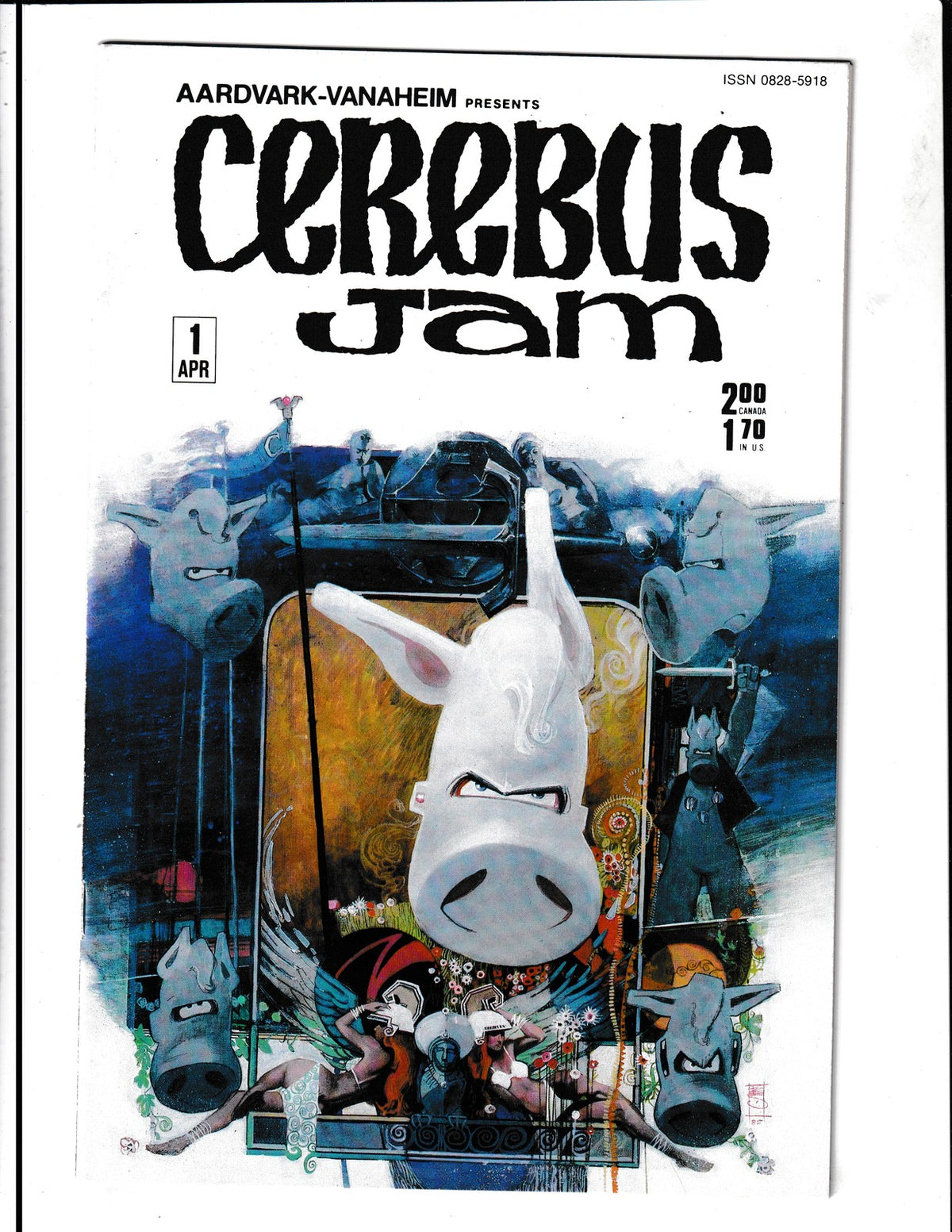 Cerebus Jam #1 (1985) Aardvark-Vanheim Comics