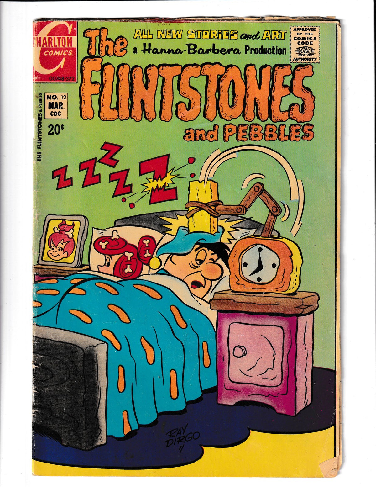 Flintstones #12 (1972) Low Grade Charlton Comics