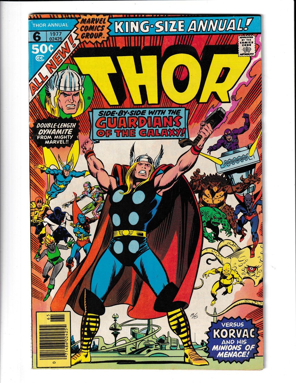 Thor Annual #6 (1977) Guardians of the Galaxy, Korvac Origin Marvel Comics