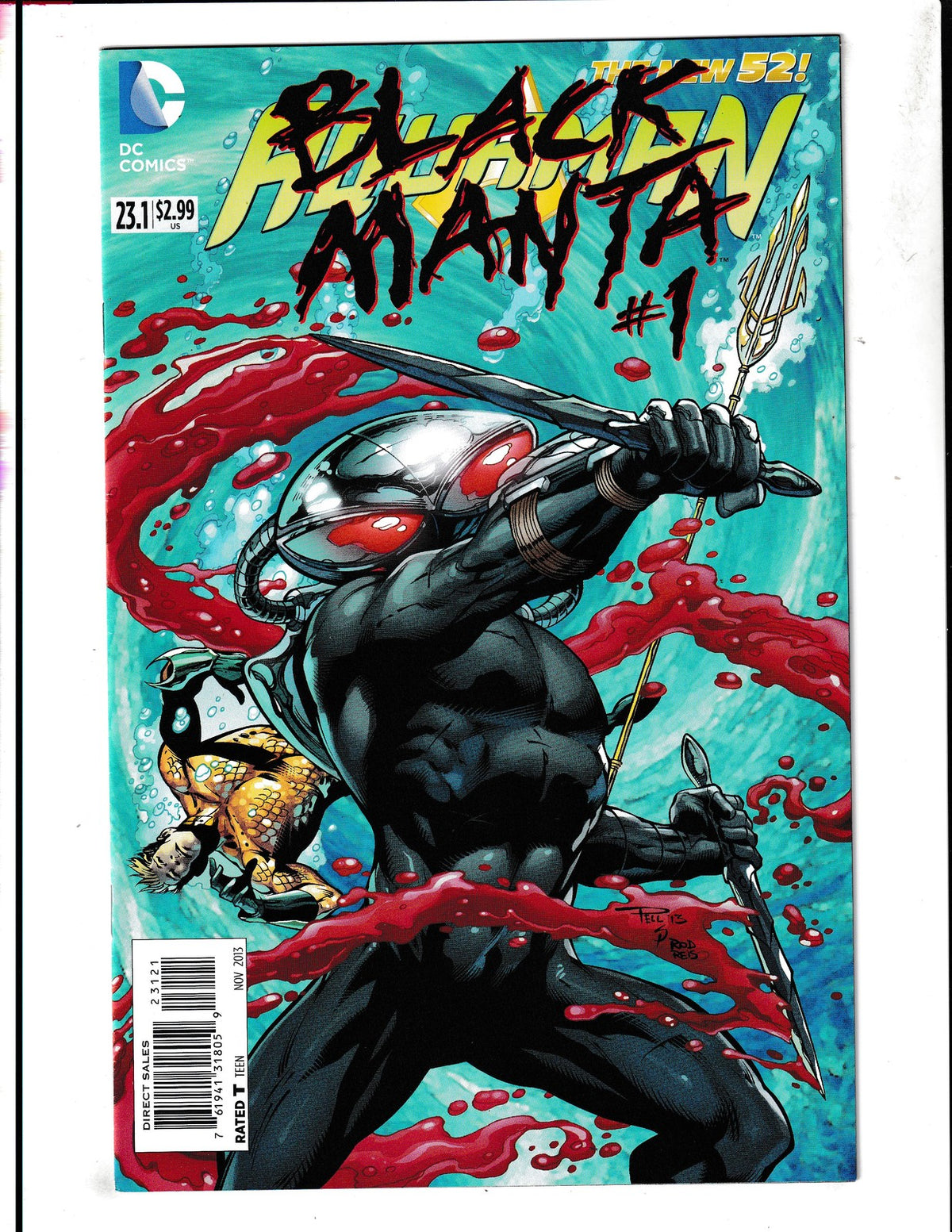 Aquaman #23.1 (2013) Black Manta DC Comics