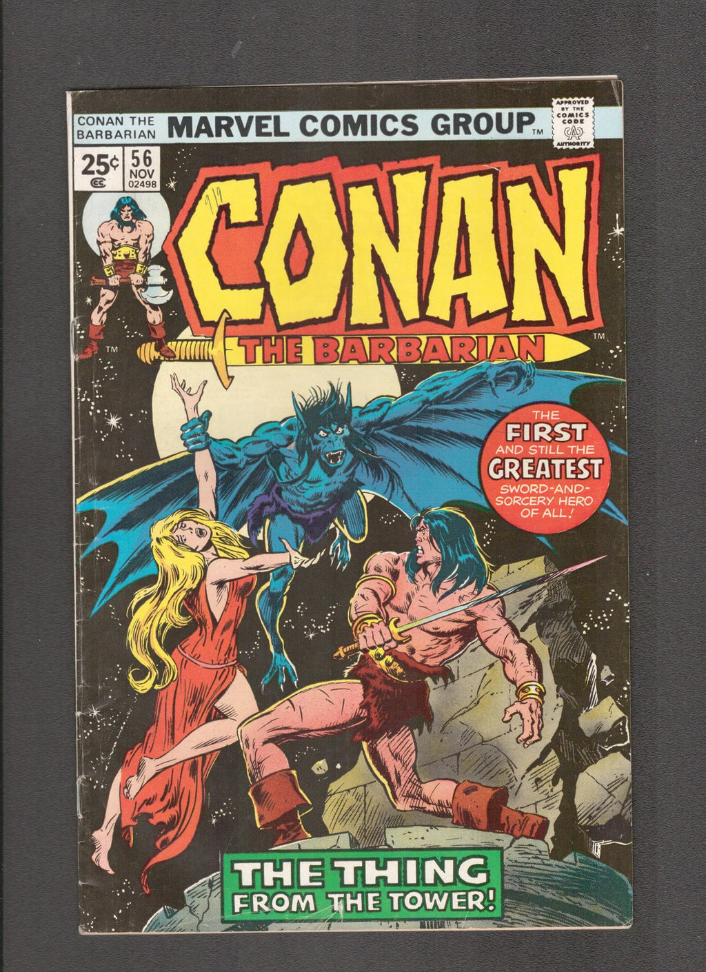 Conan the Barbarian #56 (1975) Buscema, Thomas, Adkins Marvel Comics