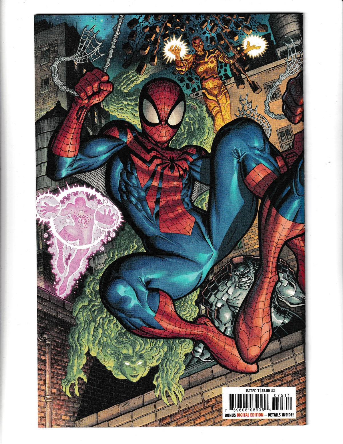 Amazing Spider-Man #75 (2021) Admas Wraparound Cover Marvel Comics