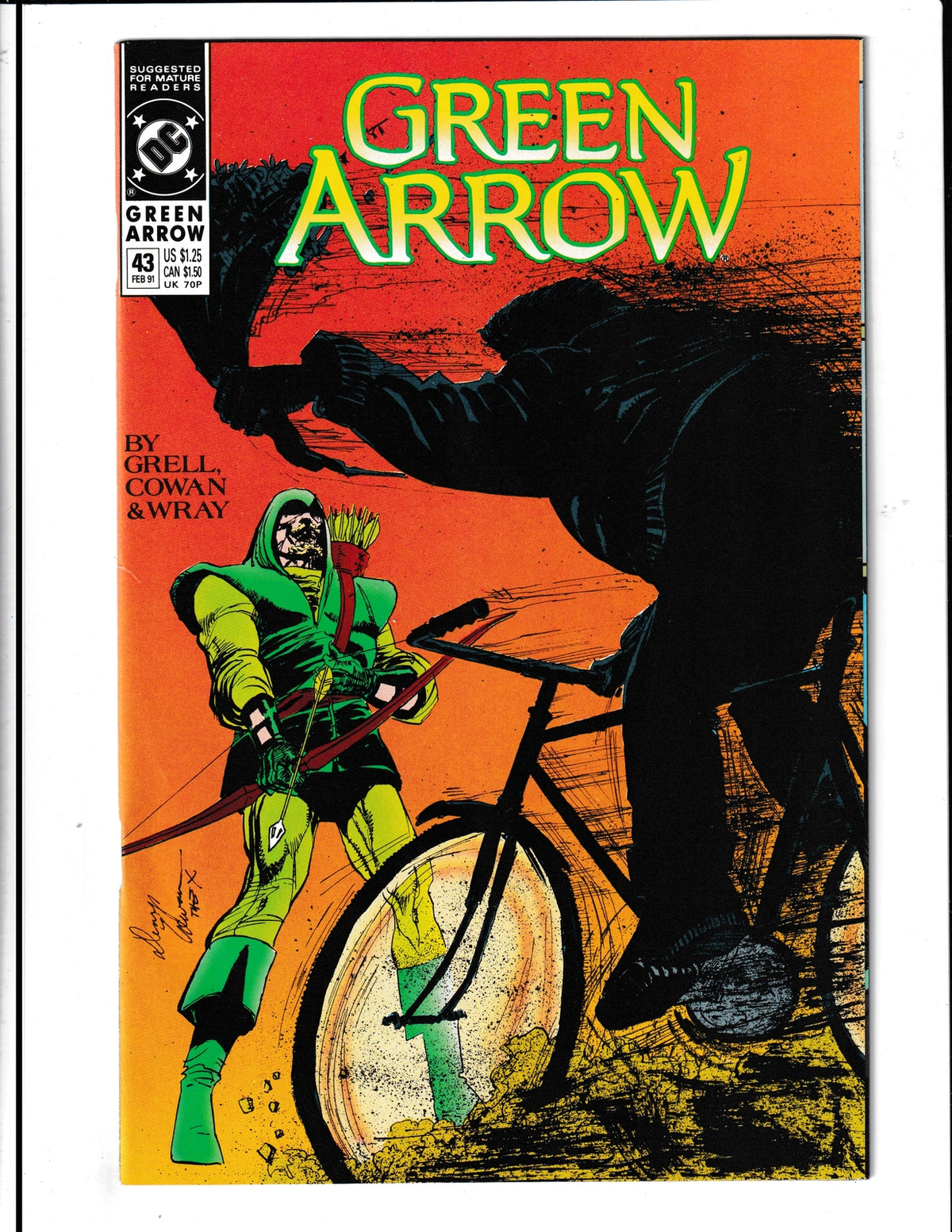Green Arrow #43 (1991) HIGH GRADE Vol. 2 DC Comics