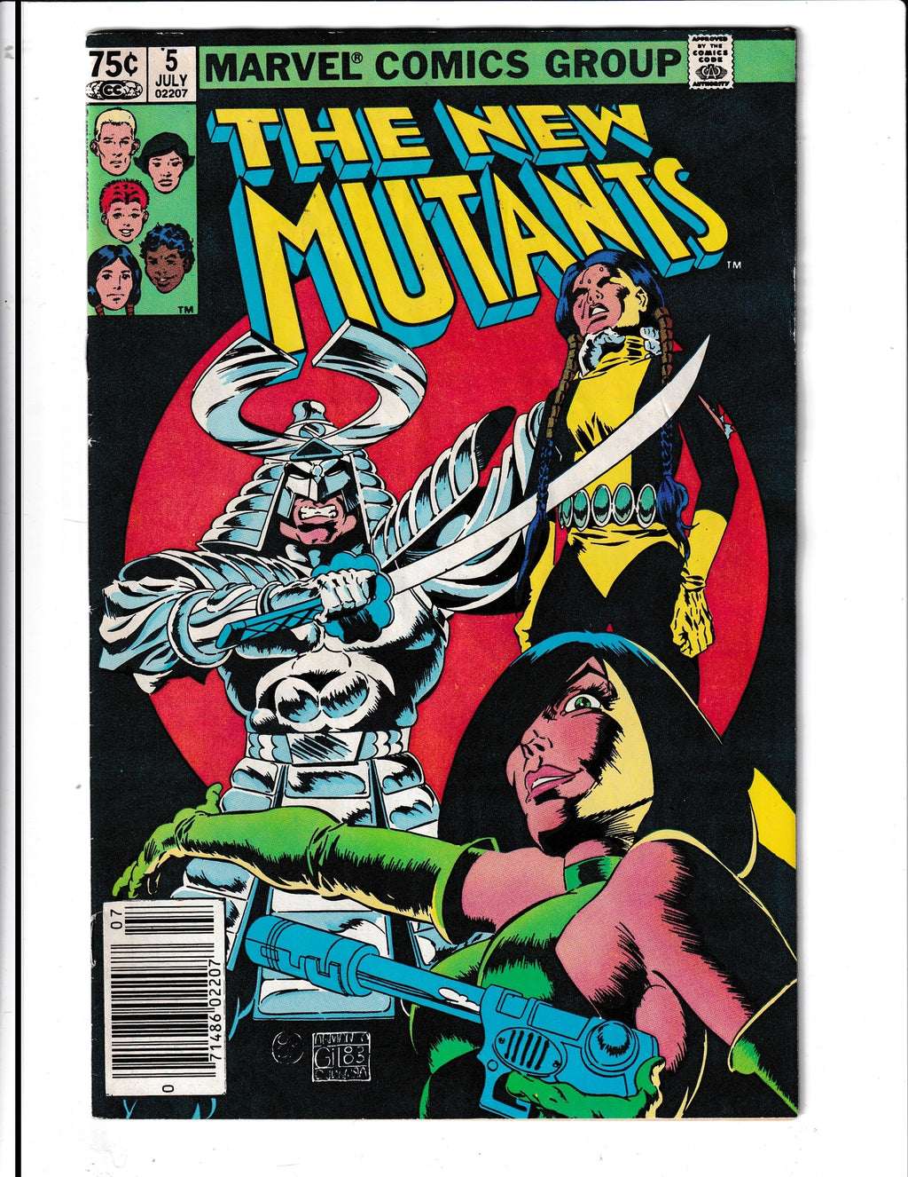 New Mutants #5 (1983) Newsstand Marvel Comics